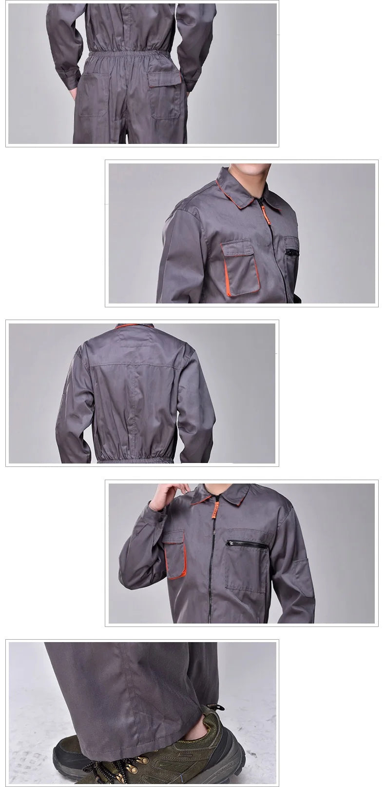 Work Overalls Uniform Men's Jumpsuit Working Coveralls Welding Suit Working Suit Safety Clothing Mechanic Work Overall Costume