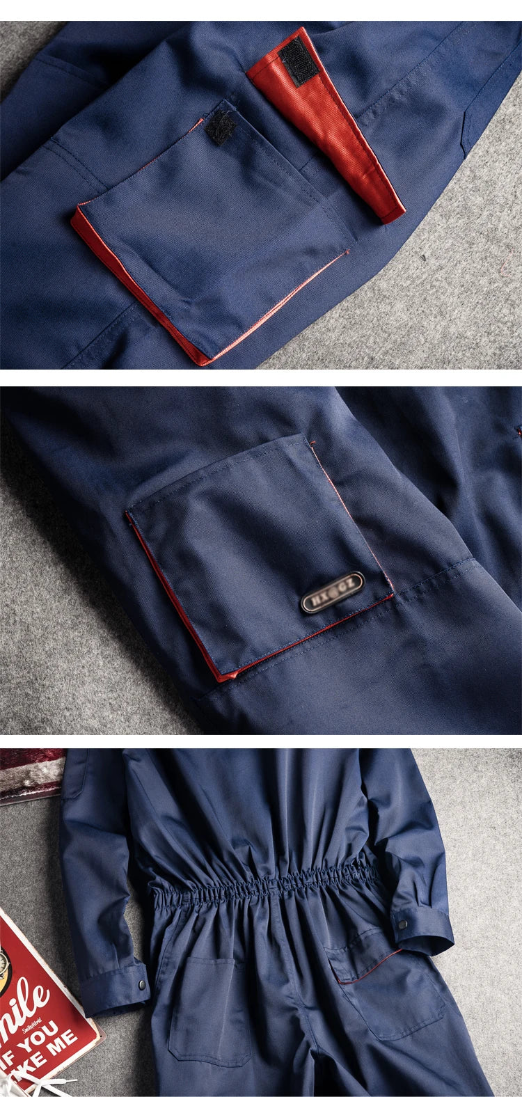 Work Overalls Uniform Men's Jumpsuit Working Coveralls Welding Suit Working Suit Safety Clothing Mechanic Work Overall Costume