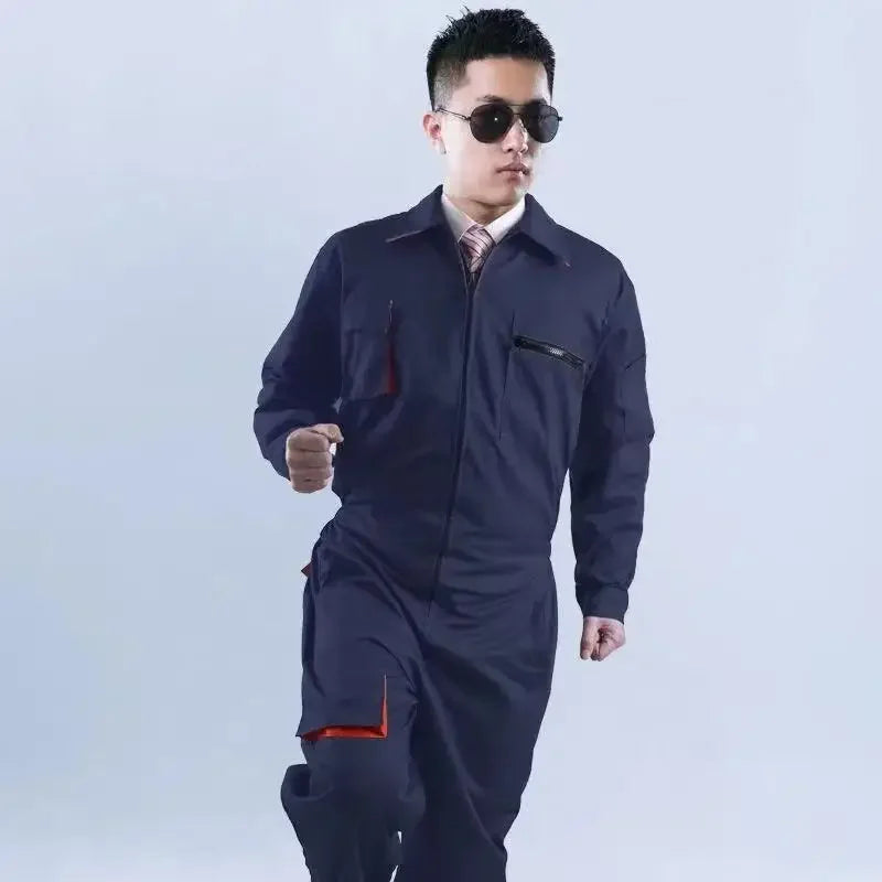 New Work Overall Uniform Men Women Working Coveralls Welding Suit Car Repair Workshop Mechanic Plus Size Clothes