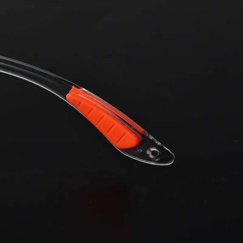 12PCS Lab Work Safety Eye Protective Glasses PC Material Anti Impact Wind Dust Proof Goggles Safety Riding Clear Glasses
