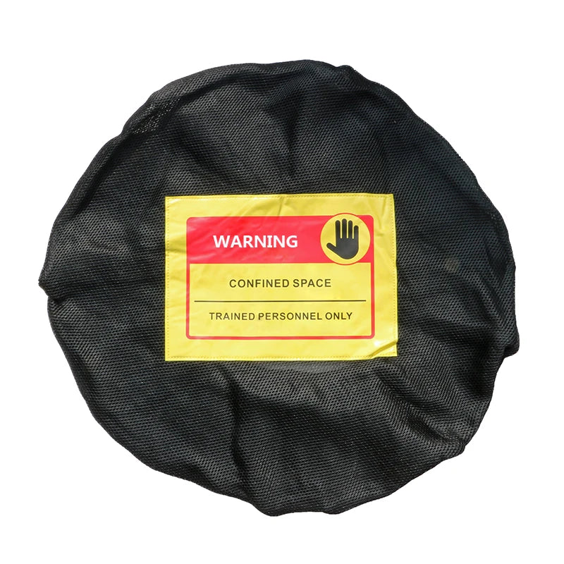 Confined Space Entrance Lockout Seal Cover Storage Tank Maintenance Operations Control No Entry Off Limits Danger Warning Notice