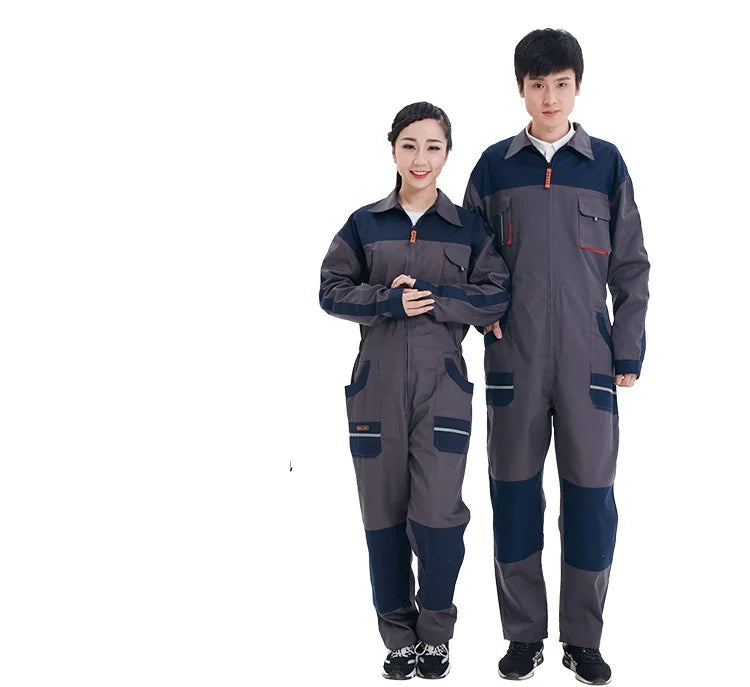 Work Overalls Uniform Men's Jumpsuit Working Coveralls Welding Suit Working Suit Safety Clothing Mechanic Work Overall Costume