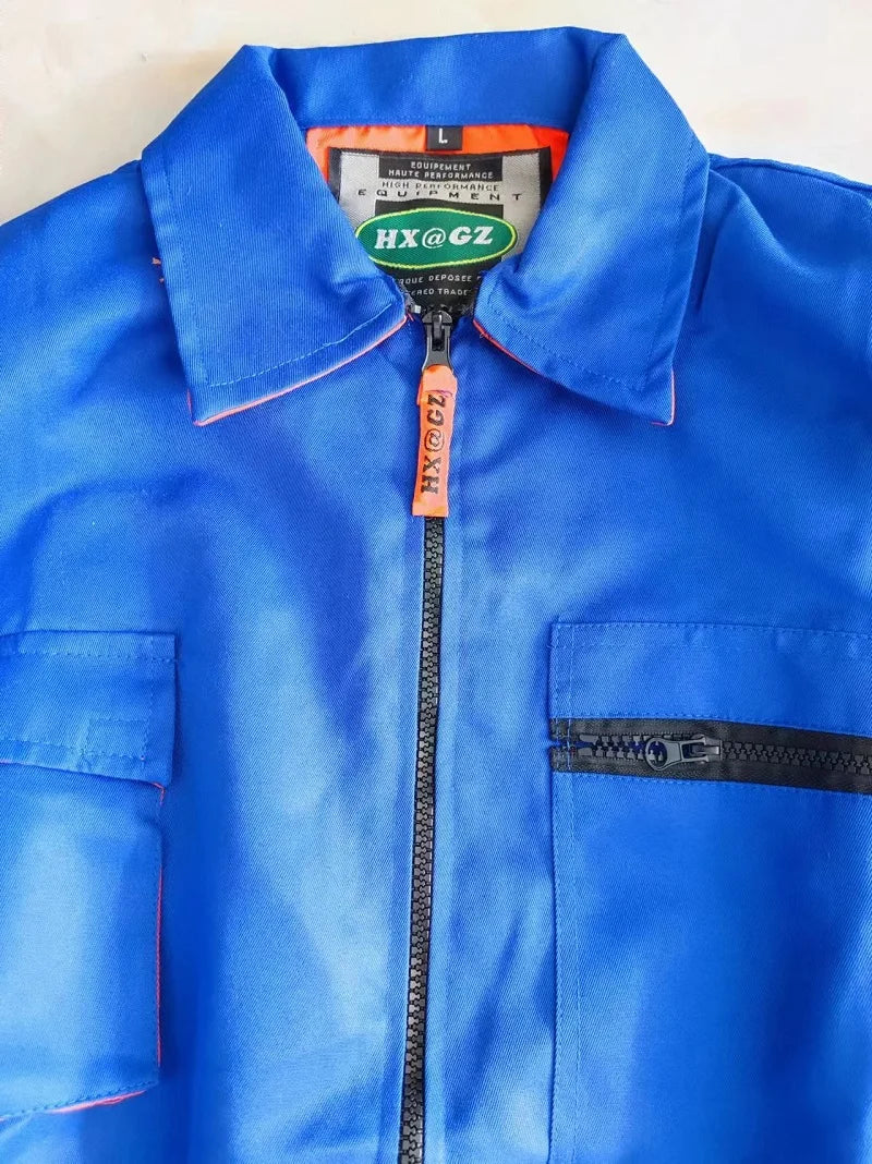 Work Overalls Uniform Men's Jumpsuit Working Coveralls Welding Suit Working Suit Safety Clothing Mechanic Work Overall Costume
