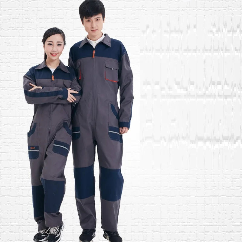 Work Overalls Uniform Men's Jumpsuit Working Coveralls Welding Suit Working Suit Safety Clothing Mechanic Work Overall Costume