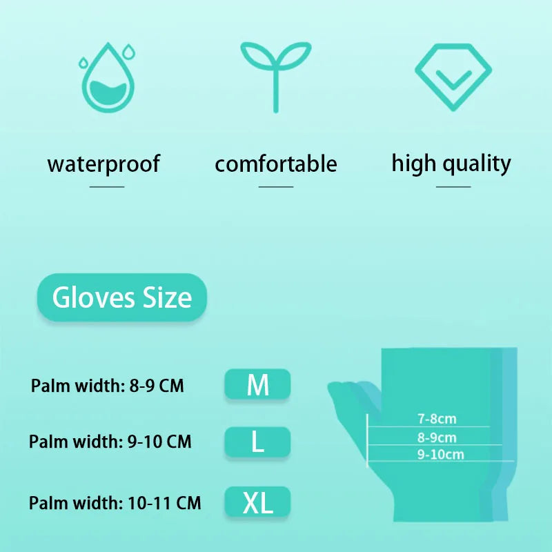 Dishwashing Gloves Rubber Latex Kitchen Waterproof Washing Clothes Durable Oil Resistant Industrial Household Gloves chemical