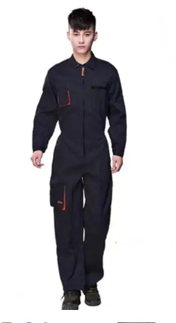 Work Overalls Uniform Men's Jumpsuit Working Coveralls Welding Suit Working Suit Safety Clothing Mechanic Work Overall Costume
