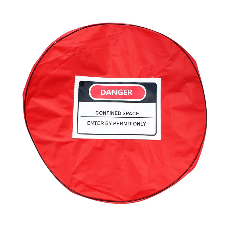 Confined Space Entrance Lockout Seal Cover Storage Tank Maintenance Operations Control No Entry Off Limits Danger Warning Notice