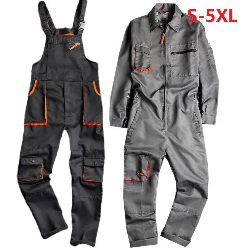 Work Overall Uniforms Men Women Working Coveralls Welding Suit Car Repair Workshop Mechanic Plus Size Clothes Warehouse Workwear