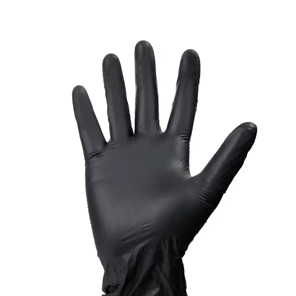 Black Disposable Vinyl Gloves Pvc Safety Gloves Waterproof Touch Screen Anti Chemical Gloves for Housework Cleaning Tools