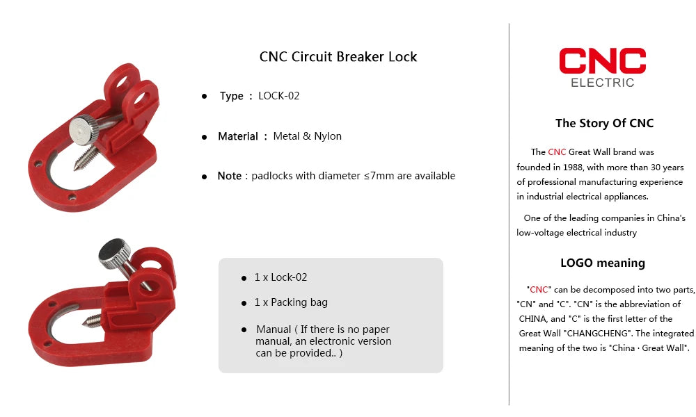 CNC Multifunctional Circuit Breaker Lock Industrial Air Switch Safety Lock Lockout Tagout Electrical Safety Lock