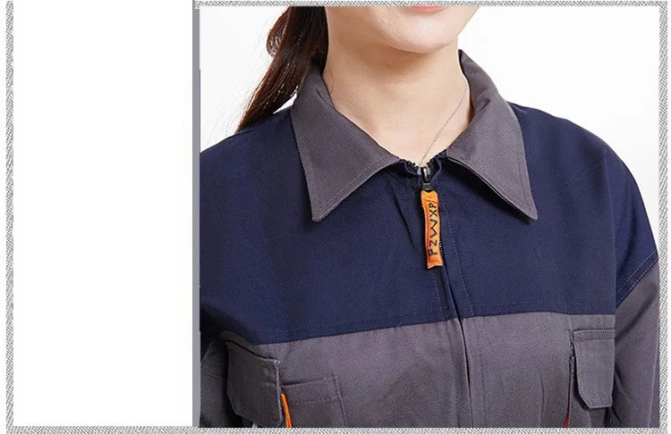 Work Overalls Uniform Men's Jumpsuit Working Coveralls Welding Suit Working Suit Safety Clothing Mechanic Work Overall Costume