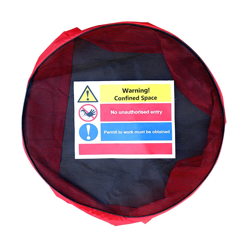 Confined Space Entrance Lockout Seal Cover Storage Tank Maintenance Operations Control No Entry Off Limits Danger Warning Notice