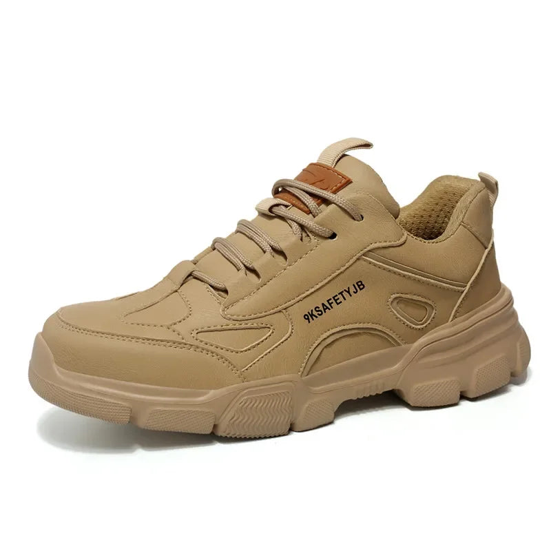Summer Labor Protection Safety Wrok Shoes Anti Smashing Steel Toe Cap Breathable Comfortable Safety Boots Industrial Male Shoes