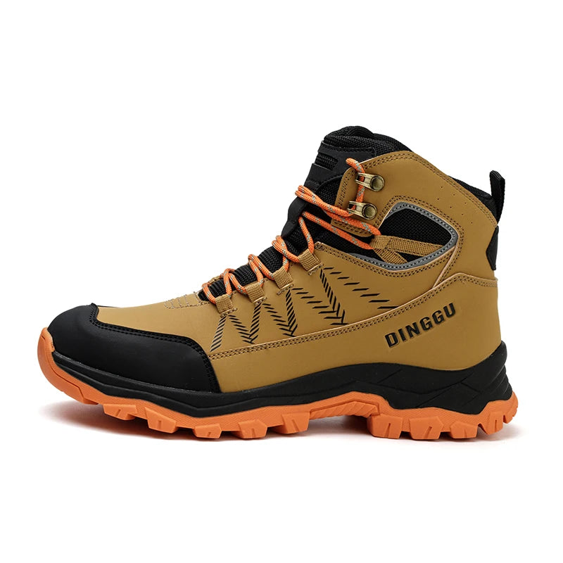 Safety Shoes Men's Steel Toe Oil Resistant Work Boots for Industrial Use Anti-smash Anti-Puncture Work Safety Boots Warehouses