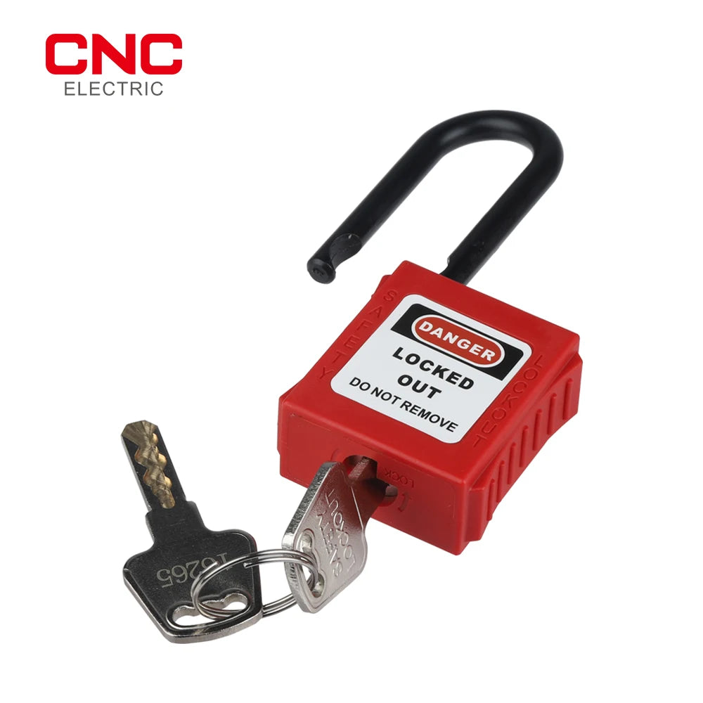 CNC Industrial Air Switch Safety Lockout Electrical Safety Lock And 38mm Nylon Shackle Household Plug Lockout Device Safety Tool