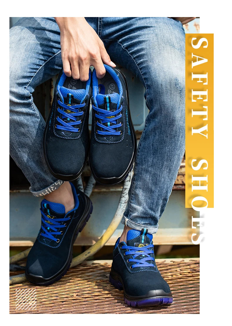 Safety Shoes Sport  Shoes Men for Work Sneakers Lightweight Steel Toes Free Shipping Industrial safety tennis
