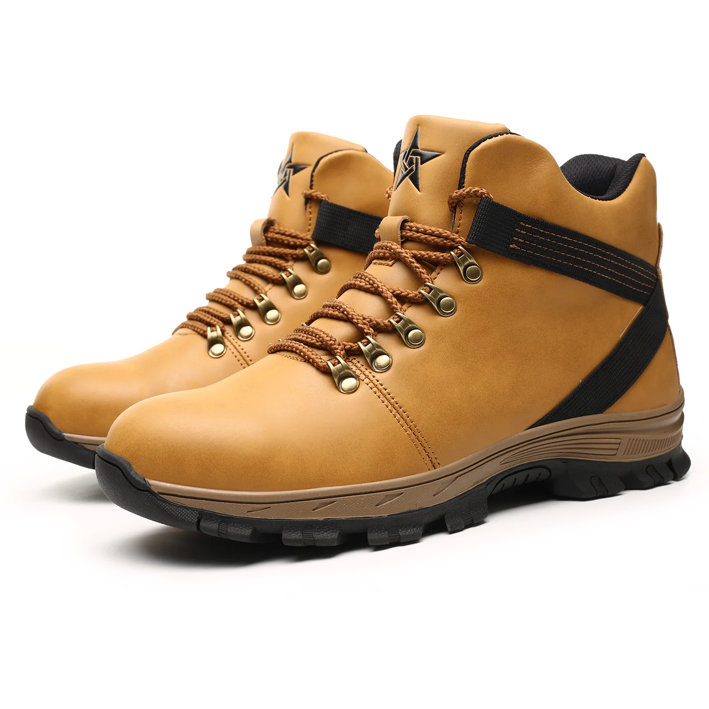 Security-protection Shoes Men's Safety Work Boots Industrial Safety Boots Waterproof Safety Shoes Male Sneakers Outdoor Hiking