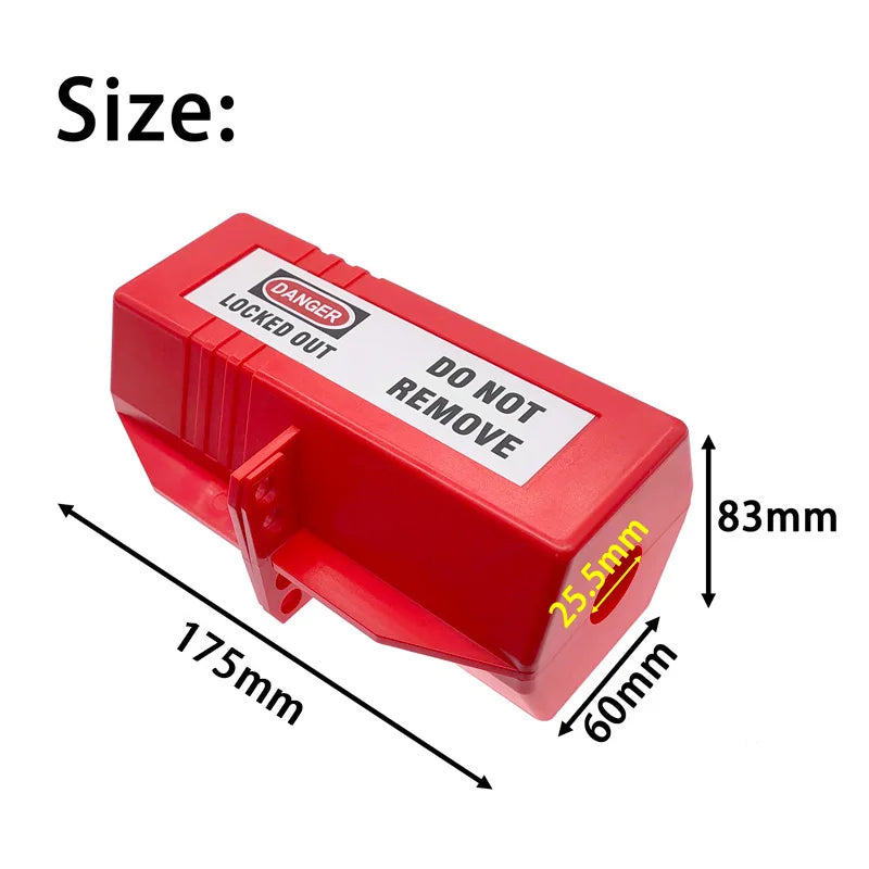 1 pcs safety lockout box for electrical plug lockout industrial household plug locks loto lock device safety tools