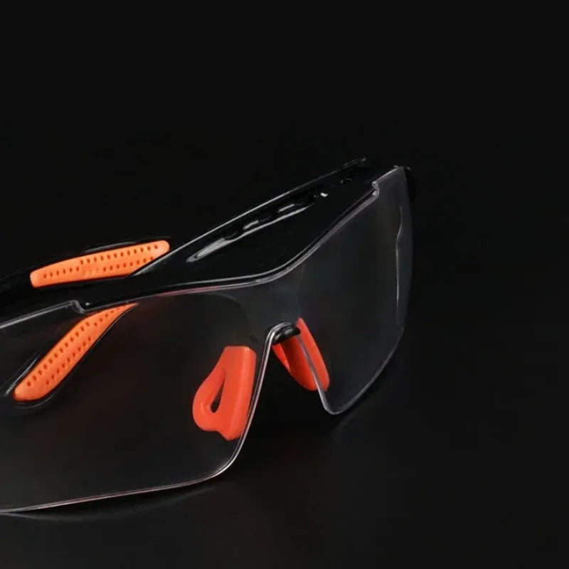 2Pcs Clear Eye Sand Prevention Windproof Safety Riding Goggles Vented Glasses Work Laboratory Safety Goggle Glasses Spectacles
