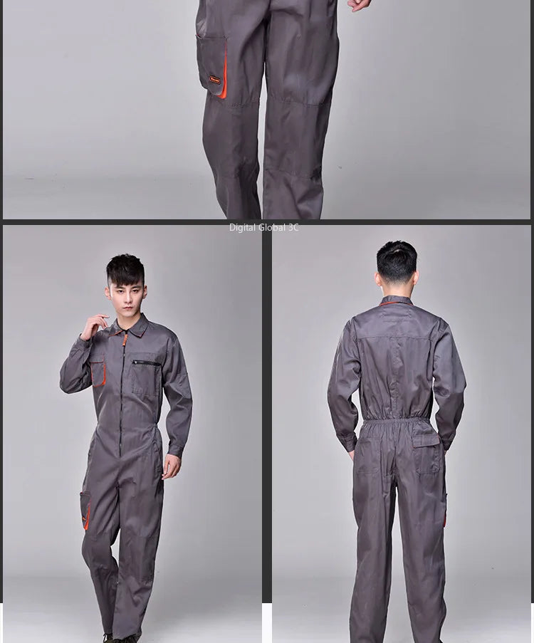 2023 Work Overall Uniform Men Women Working Coveralls Welding Suit Car Repair Workshop Mechanic Plus Size Clothes