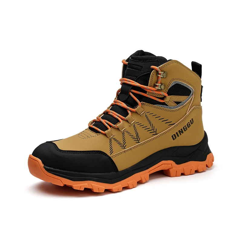 Safety Shoes Men's Steel Toe Oil Resistant Work Boots for Industrial Use Anti-smash Anti-Puncture Work Safety Boots Warehouses