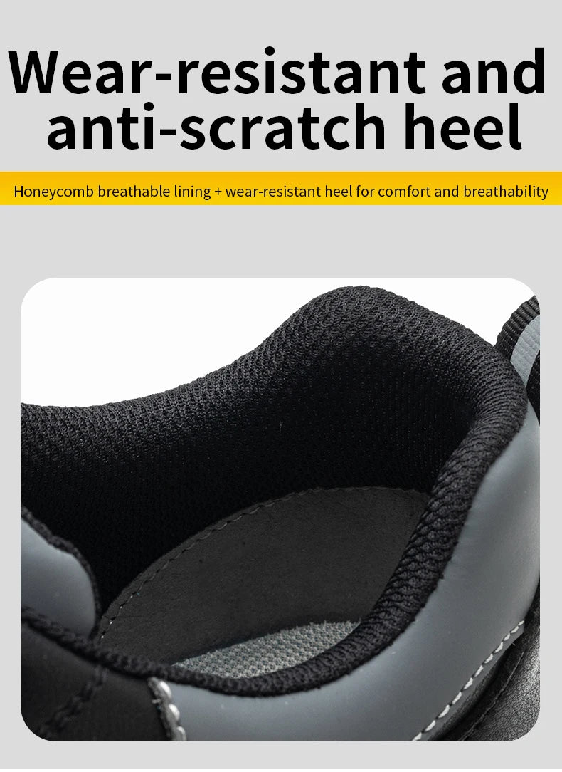 Safety Shoes ManforWork Man's Safety working Shoes Lightweight Work Wear Free Shipping Industrial Security-Protection Waterproof