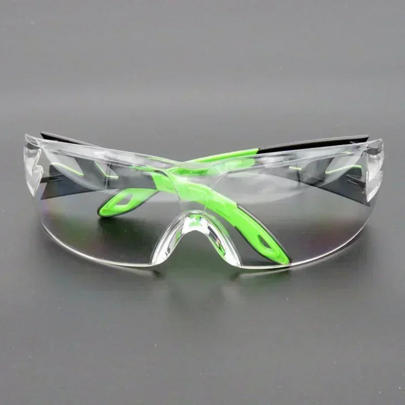 Motorcycle PC Material Anti Impact Wind Dust Proof Goggles Safety Riding Clear Glasses Lab Work Safety Eye Protective Glasses