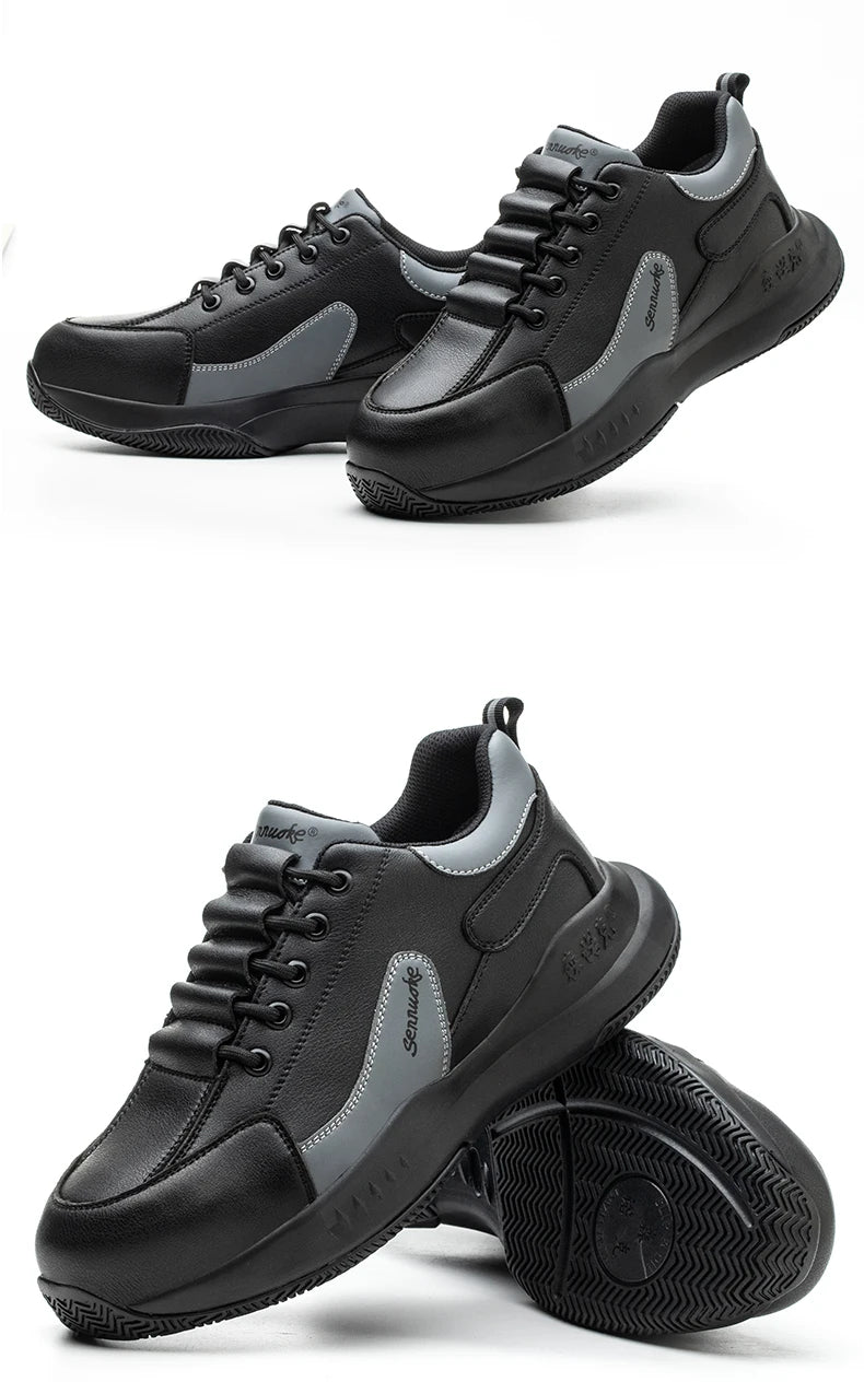 Safety Shoes ManforWork Man's Safety working Shoes Lightweight Work Wear Free Shipping Industrial Security-Protection Waterproof