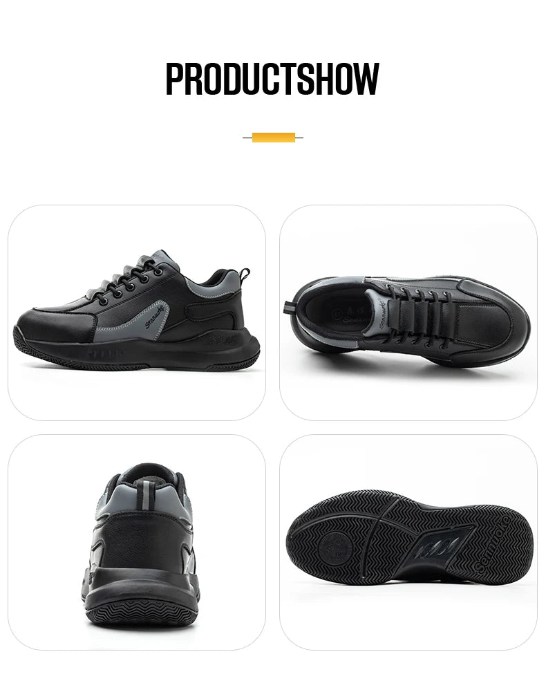 Safety Shoes ManforWork Man's Safety working Shoes Lightweight Work Wear Free Shipping Industrial Security-Protection Waterproof