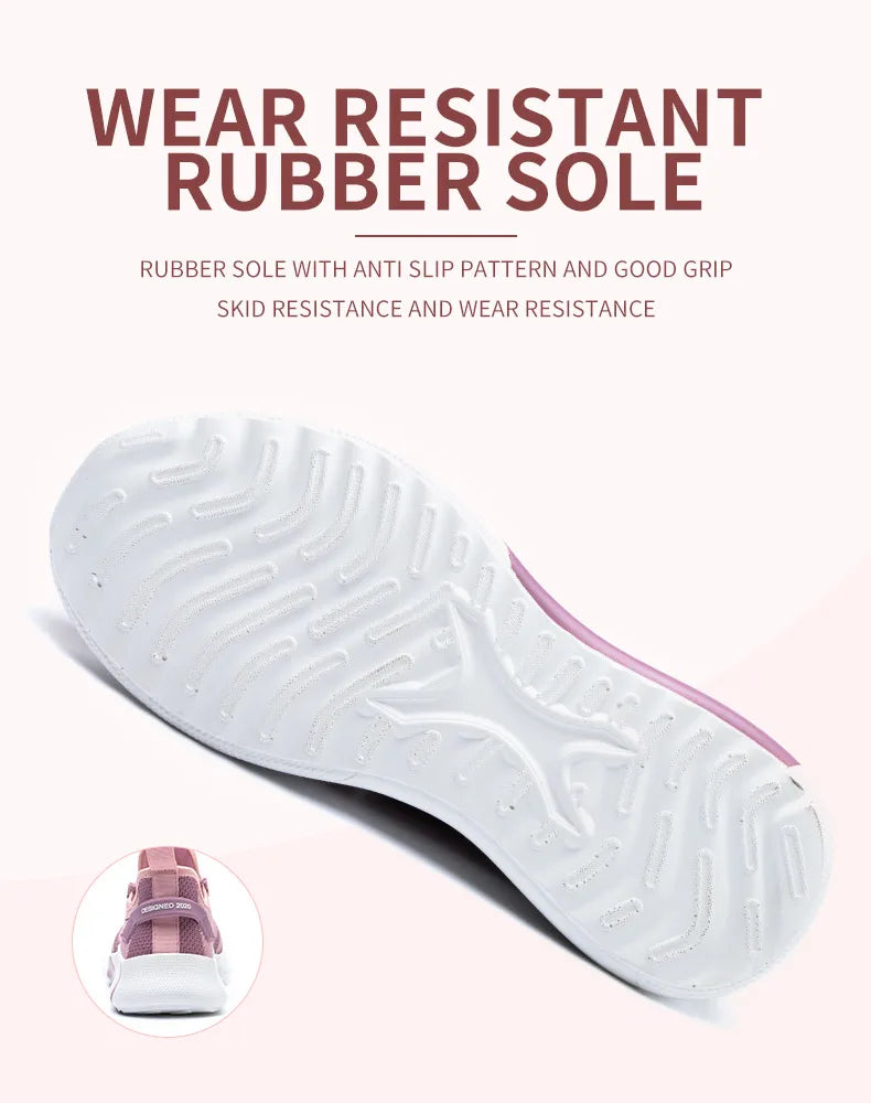 Pink women's safety shoes Steel head anti-smash Light soft breathable work shoes Women's outdoor industrial safety shoes