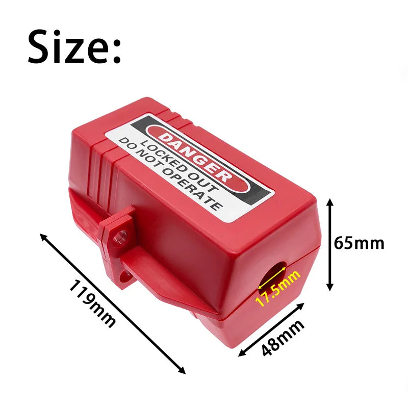 1 pcs safety lockout box for electrical plug lockout industrial household plug locks loto lock device safety tools
