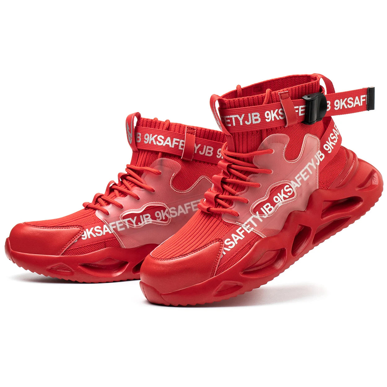 Steel Toe Safety Shoes Men Women Work Safety Boots Lightweight Breathable Comfortable Industrial Construction Sneakers Men Boots