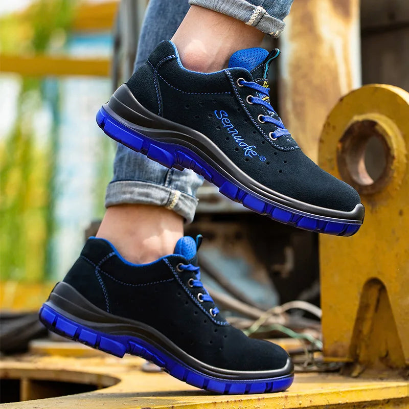 Safety Shoes Sport  Shoes Men for Work Sneakers Lightweight Steel Toes Free Shipping Industrial safety tennis