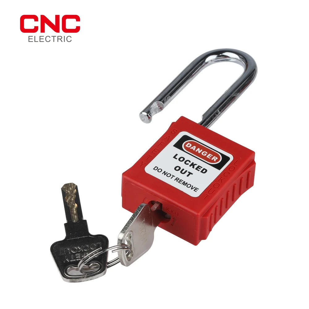 CNC Industrial Air Switch Safety Lockout Electrical Safety Lock And 38mm Nylon Shackle Household Plug Lockout Device Safety Tool