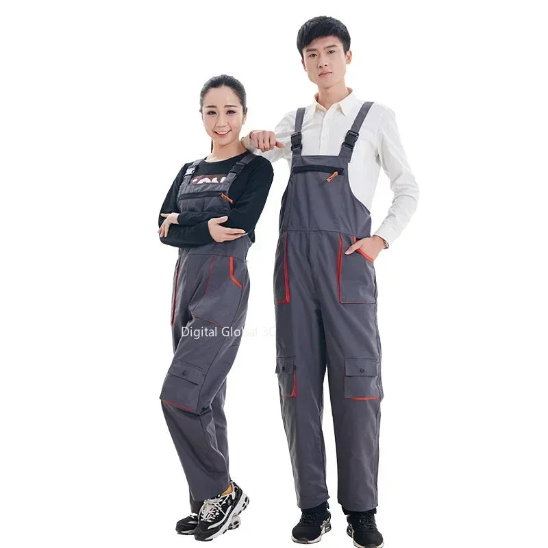 2023 Work Overall Uniform Men Women Working Coveralls Welding Suit Car Repair Workshop Mechanic Plus Size Clothes