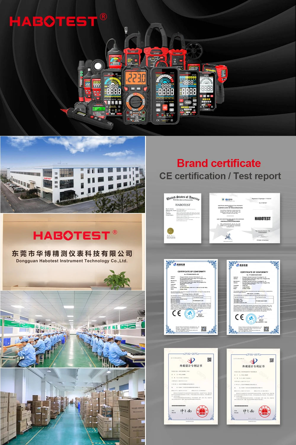 HABOTEST HT609 Gas Leak Detector Combustible Gas Sensor Tester Professional Flammable Natural Methane Gas Leakage Test Meter