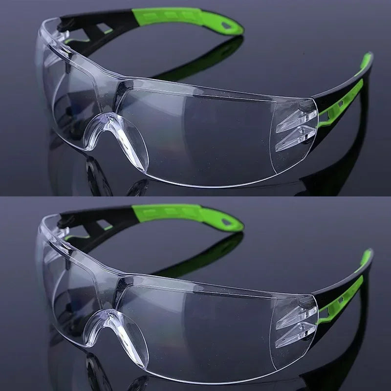 Motorcycle PC Material Anti Impact Wind Dust Proof Goggles Safety Riding Clear Glasses Lab Work Safety Eye Protective Glasses