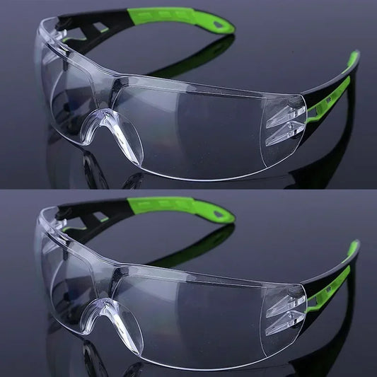 Motorcycle PC Material Anti Impact Wind Dust Proof Goggles Safety Riding Clear Glasses Lab Work Safety Eye Protective Glasses