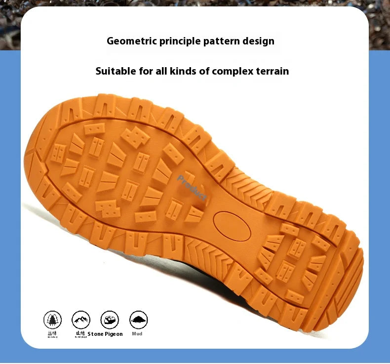 Men Safety Shoes Steel Toe Sneaker Sport Slip Resistant Work Safety Boots Puncture Proof Work Shoes Anti-smash Industrial Shoes