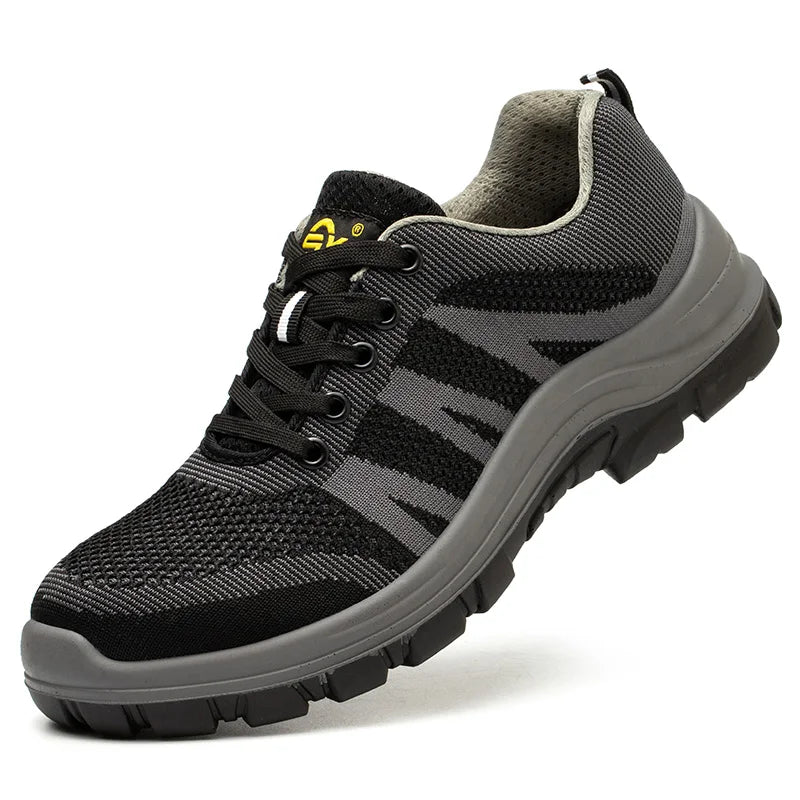 Fashion Safety Shoes Steel Toe Shoes Men  Work Sneakers Safety Tennis   Industrial  Protection For The Feet