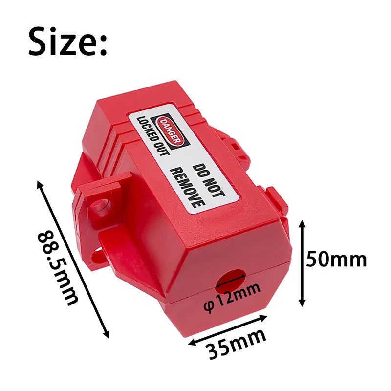 1 pcs safety lockout box for electrical plug lockout industrial household plug locks loto lock device safety tools
