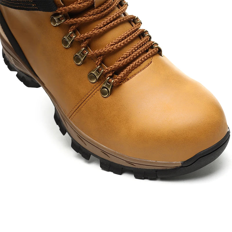 Security-protection Shoes Men's Safety Work Boots Industrial Safety Boots Waterproof Safety Shoes Male Sneakers Outdoor Hiking