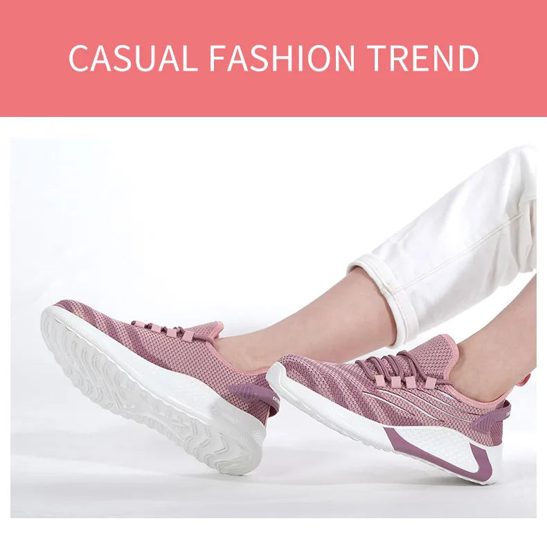 Pink women's safety shoes Steel head anti-smash Light soft breathable work shoes Women's outdoor industrial safety shoes