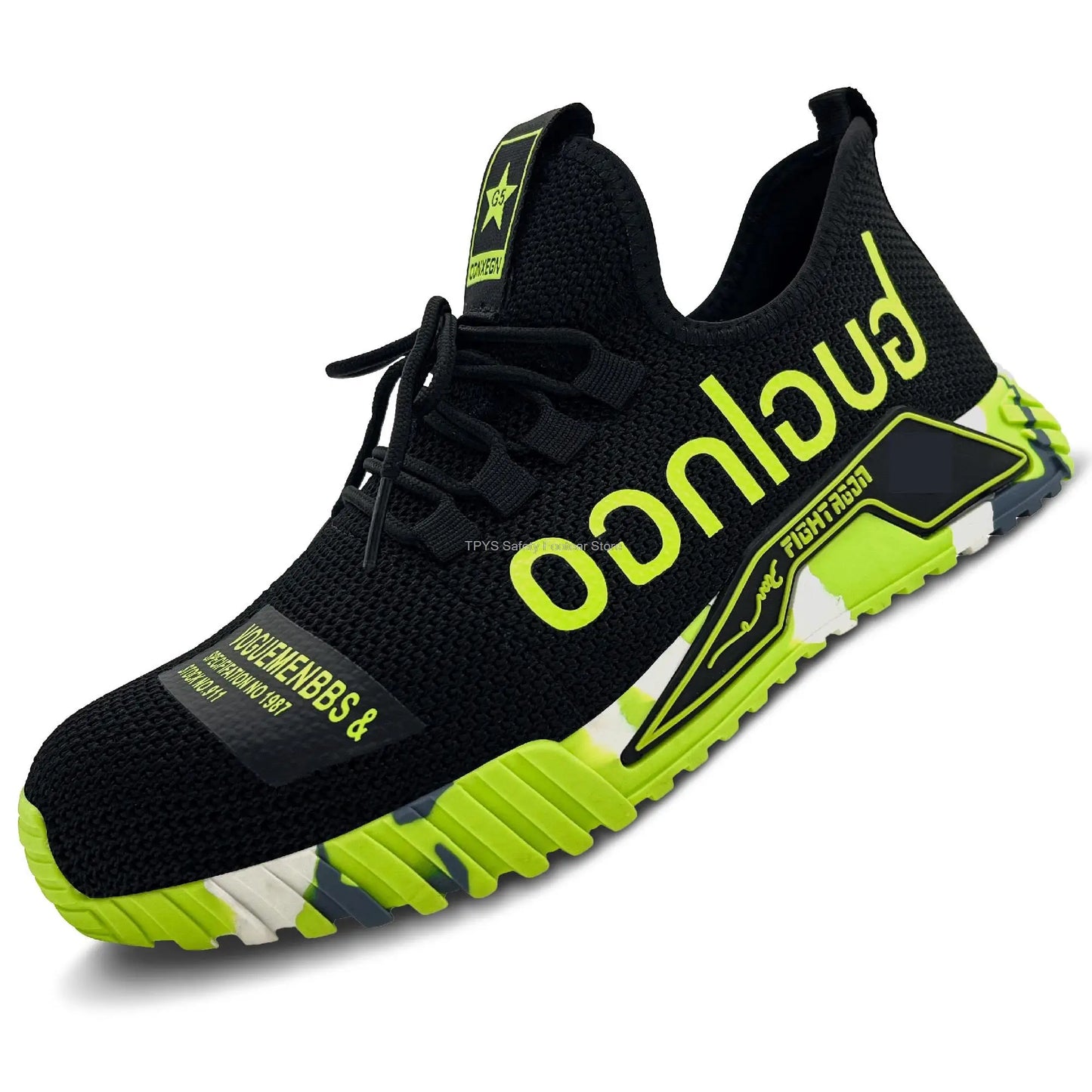 Protective Steel Toe Safety Shoes Men Anti-puncture Work Shoes Men Breathable Industrial Shoes Indestructible Work Safety Boots