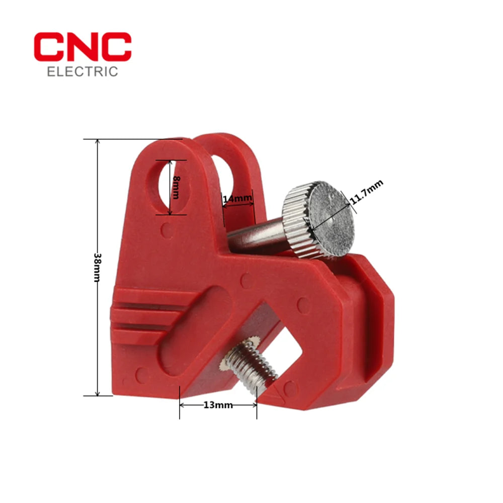 CNC Industrial Air Switch Safety Lockout Electrical Safety Lock And 38mm Nylon Shackle Household Plug Lockout Device Safety Tool