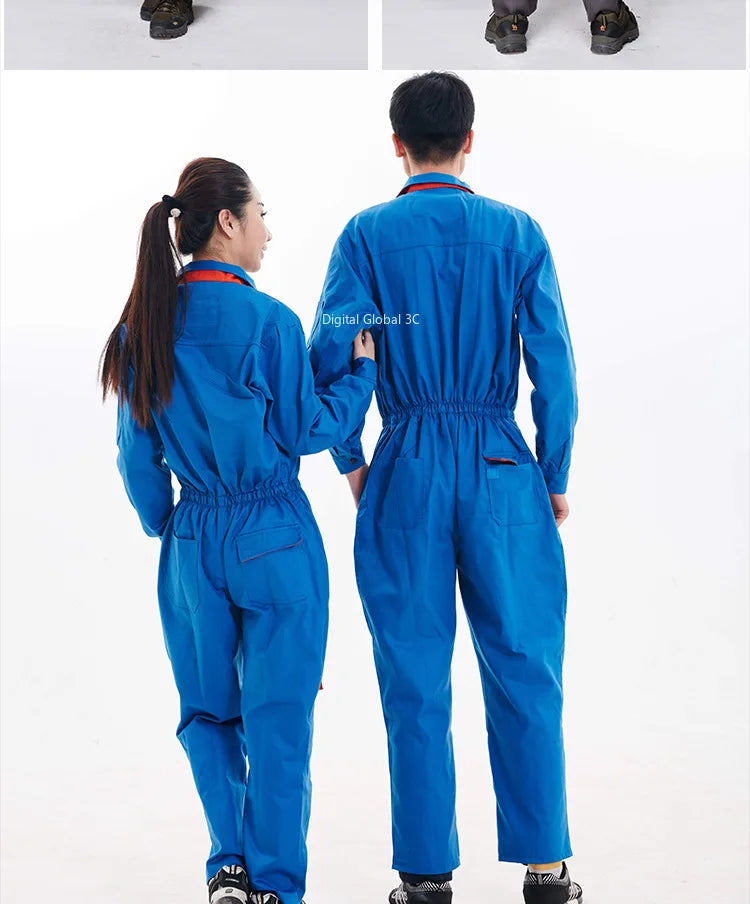 2023 Work Overall Uniform Men Women Working Coveralls Welding Suit Car Repair Workshop Mechanic Plus Size Clothes