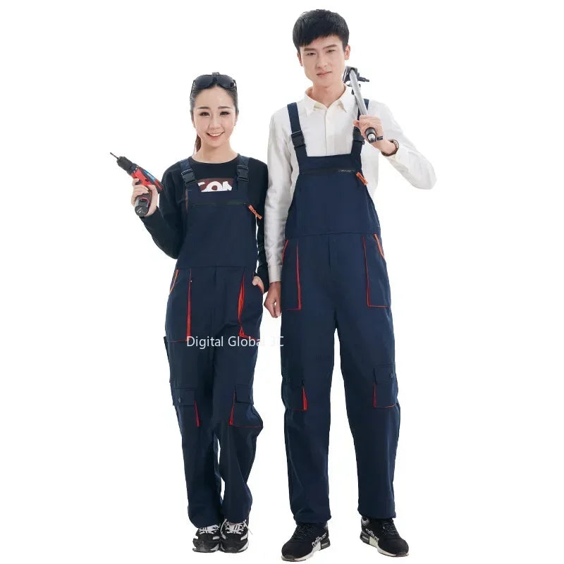2023 Work Overall Uniform Men Women Working Coveralls Welding Suit Car Repair Workshop Mechanic Plus Size Clothes