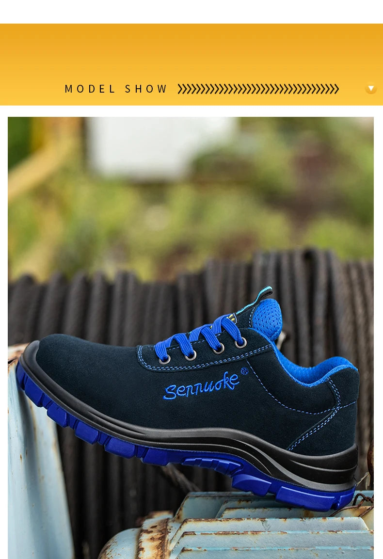 Safety Shoes Sport  Shoes Men for Work Sneakers Lightweight Steel Toes Free Shipping Industrial safety tennis
