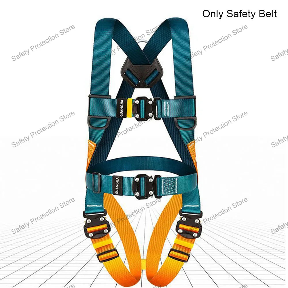 Five-point High Altitude Work Safety Harness Full Body Safety Belt Outdoor Rock Climbing Training Construction Protect Equipment