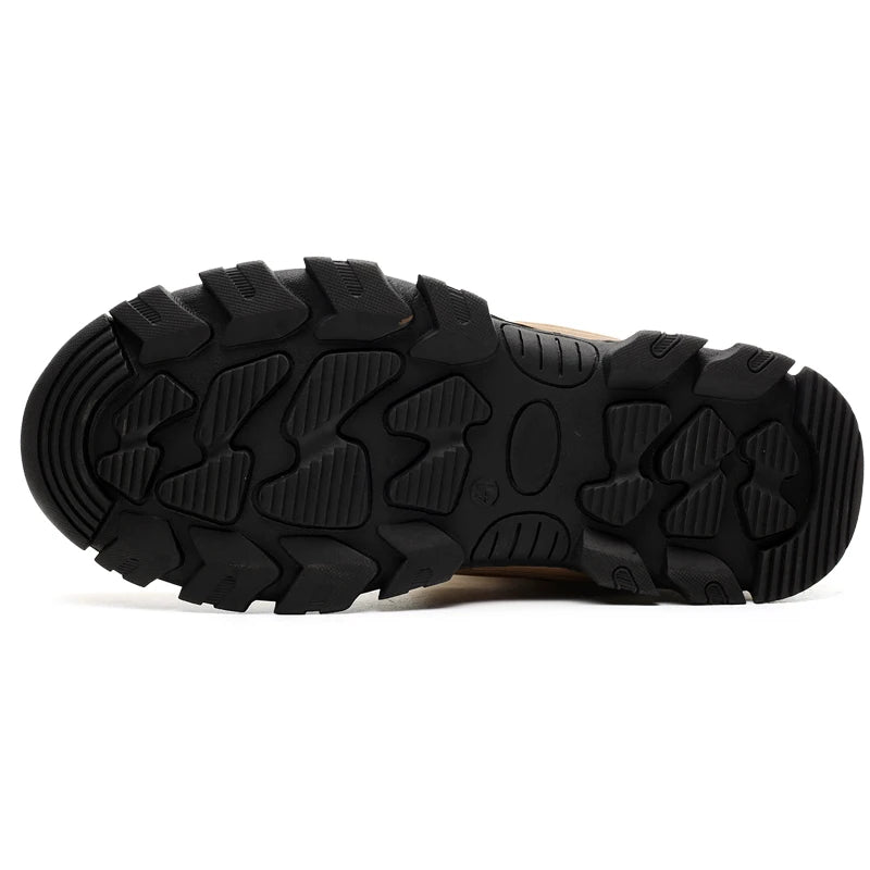 Security-protection Shoes Men's Safety Work Boots Industrial Safety Boots Waterproof Safety Shoes Male Sneakers Outdoor Hiking